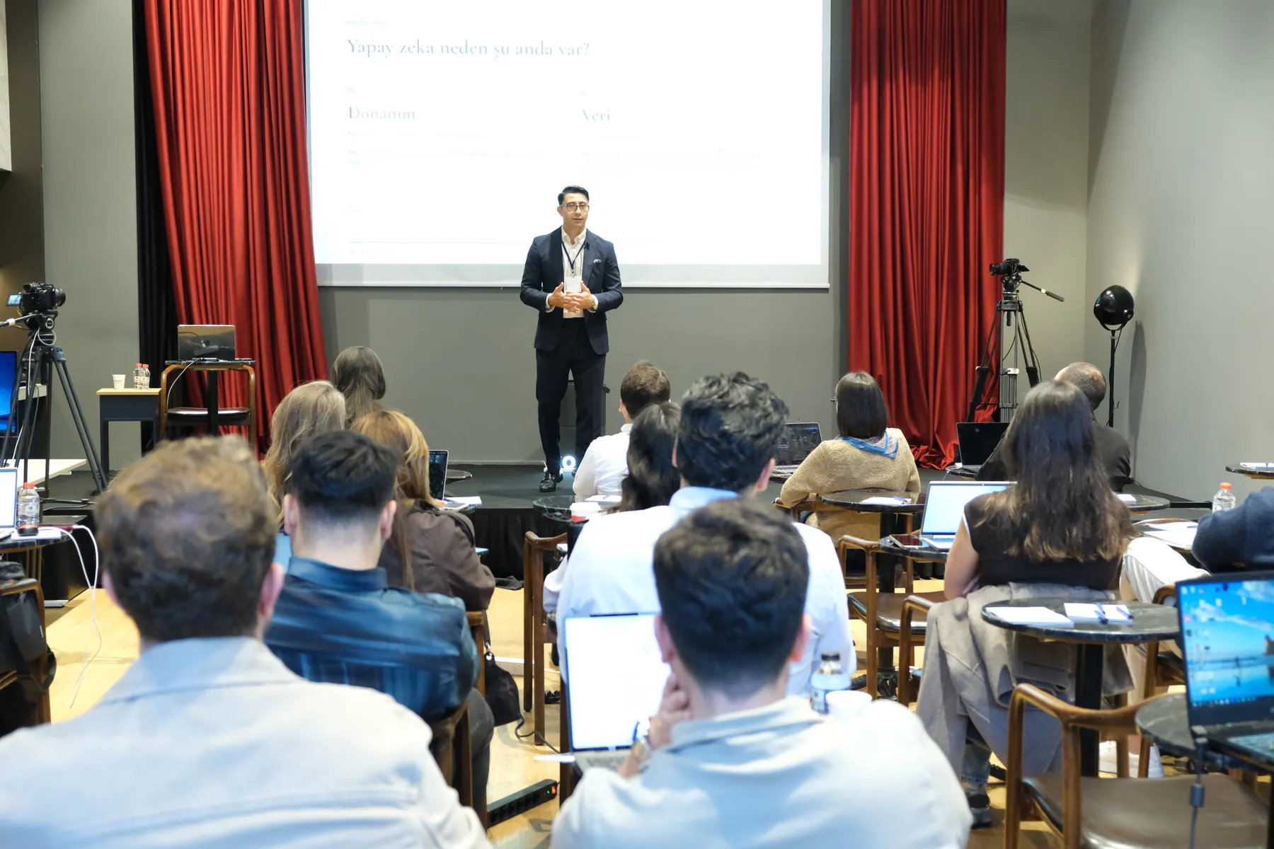 Master Class sırasında sunum